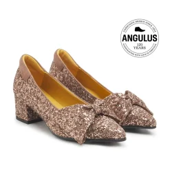 Best Glitterpumpe med sløjfedetalje Dame Pumps|Stiletter