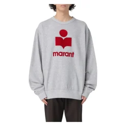 Hot Bomuldssweatshirt Broderet Logo Sweatshirts