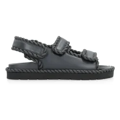 Clearance Flade Sandaler med Torchon Pynt Dame Sandaler
