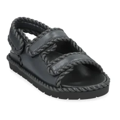 Clearance Flade Sandaler med Torchon Pynt Dame Sandaler