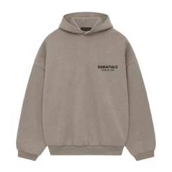 Grå Fleece Hoodie Essentials Trøjer