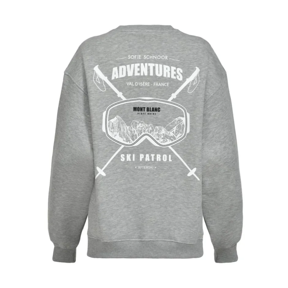 Melange Ski Patrol Sweatshirt til Kvinder Dame Sweatshirts