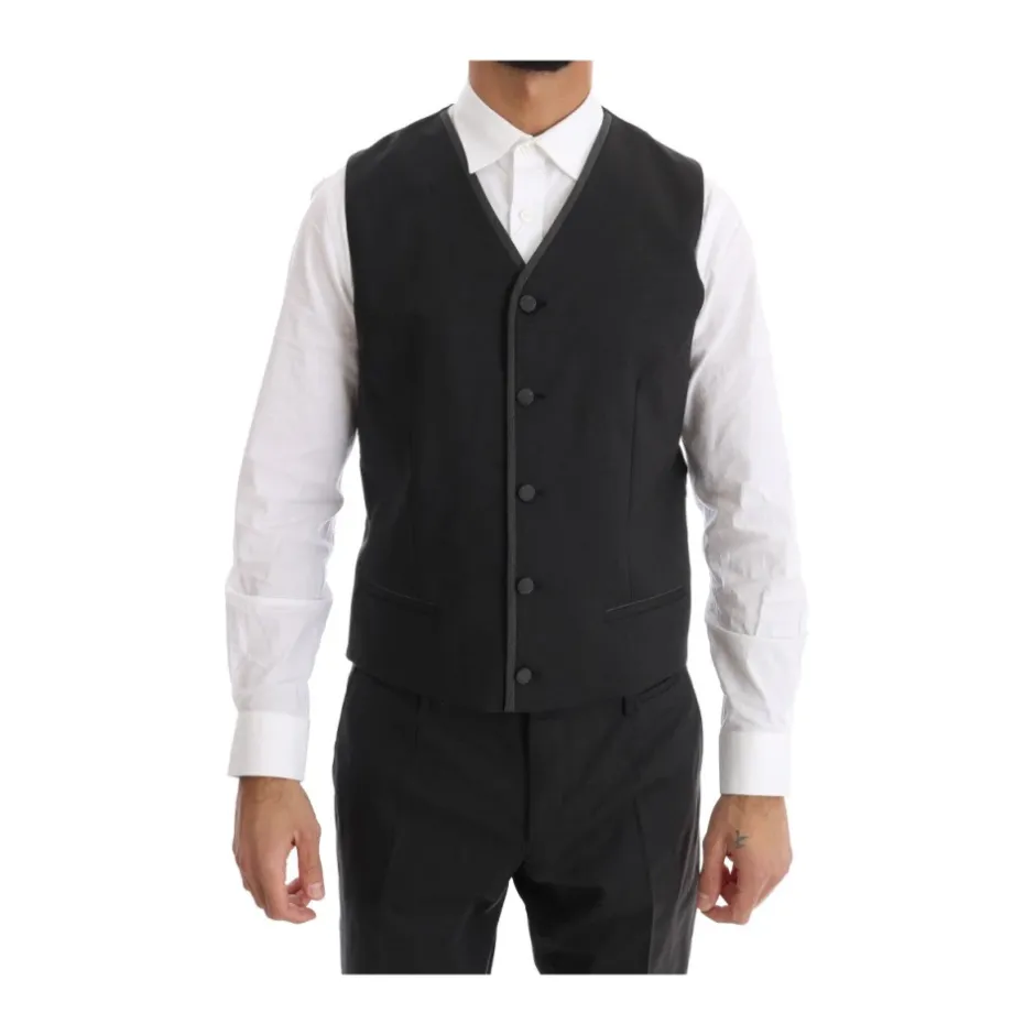 Sale Uld Stretch 3-Delt Jakkesæt Jakkesæt