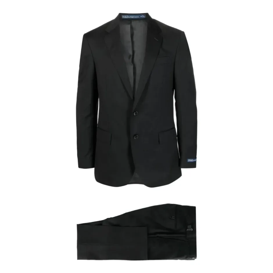 Clearance Uld Twill Casual Suit Jakkesæt