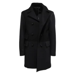 Clearance Grå Uldjakke FF007 Frakker