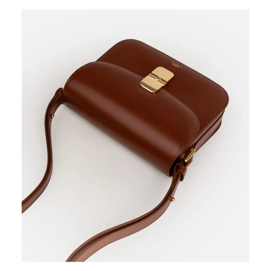 Outlet Grace Small Tasker med Guld Hardware Dame Skuldertasker