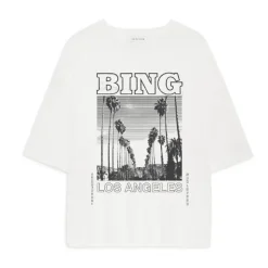 New Grafisk Tee Louis Top Elfenben Dame T-Shirts
