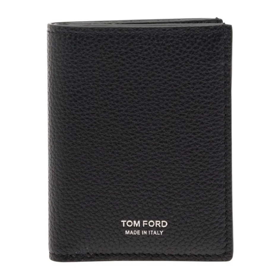 Best Grain Leather Folding Cardholder Punge & Kortholder