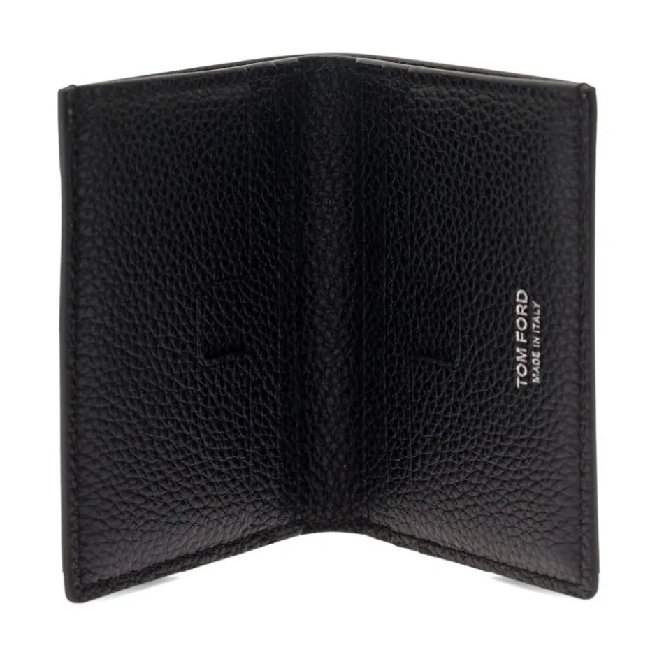 Best Grain Leather Folding Cardholder Punge & Kortholder