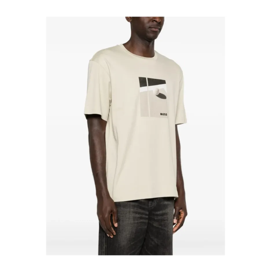 Sale Graphic Print Crew Neck T-Shirt T-Shirts