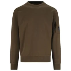 Crewneck Sweatshirt med Lynlåslomme Trøjer|Sweatshirts