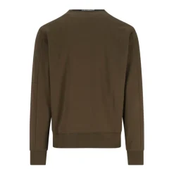 Crewneck Sweatshirt med Lynlåslomme Trøjer|Sweatshirts