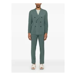 Best dobbeltradet kjole med lynlås Jakkesæt