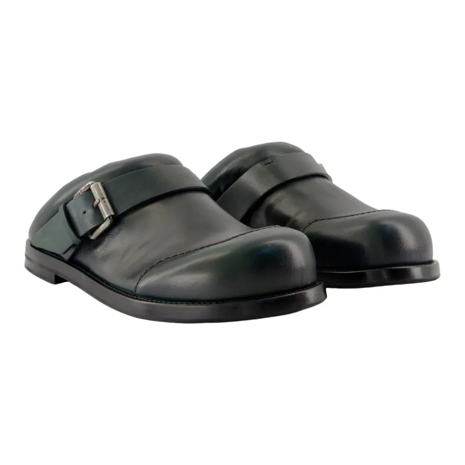 Hot Læder Spænde Mules Dame Loafers