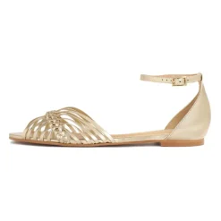d flade sandaler med indbygget hæl Dame Sandaler