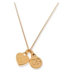 Clearance Gylden Bijoux Charme med Monogram Hjerte Dame Smykker