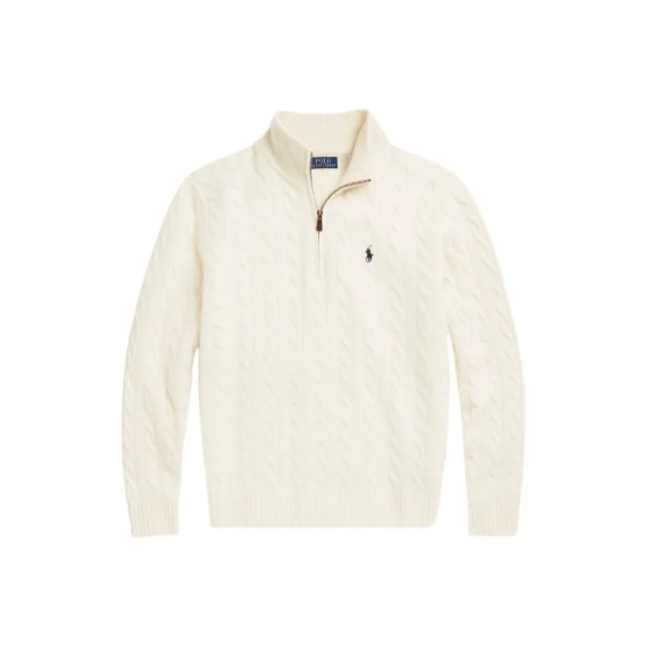 Discount Halvlynlås Sweater Strik