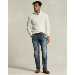 Discount Halvlynlås Sweater Strik