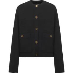 Online Hammered Button Cardigan Dame Striktrøjer & Sweatere
