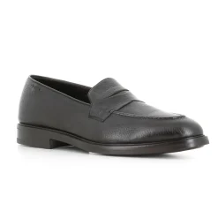 Discount Hammered Leather Loafer Loafers