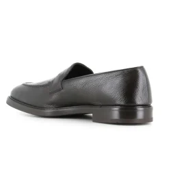 Discount Hammered Leather Loafer Loafers