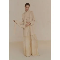 New Hana, elfenbenstrikkede vanter Dame Handsker