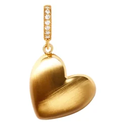 Best Hazed Heart Vedhæng Med Pavé-forbindelse Dame Smykker