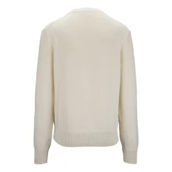 Clearance Herre Crewneck Sweater med Broderet Logo Sweatshirts