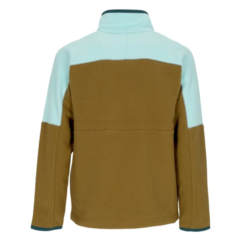 Herre Halv Lynlås Fleece Jakke Hav Glas Fleece