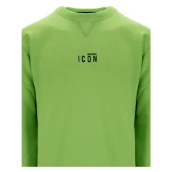 Sale Herre Pullover Sweatshirt med Icon Print Sweatshirts