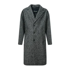 Outlet Herringbone R-Wool Coat Frakker