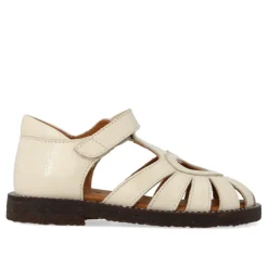 Online Hjerte Sandal med Velcro, Buttermilk Børn Sandaler