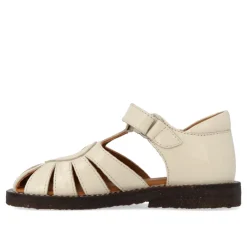 Online Hjerte Sandal med Velcro, Buttermilk Børn Sandaler