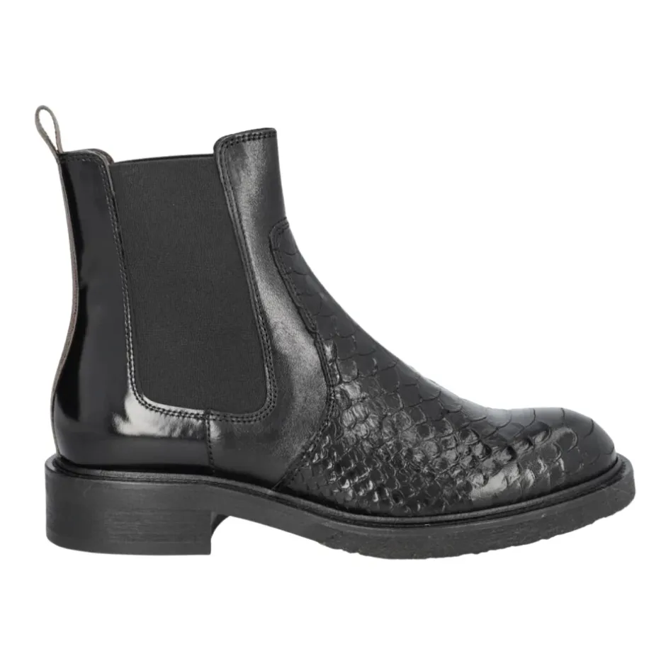 Clearance Håndlavede Læder Chelsea Støvler Dame Chelsea Boots