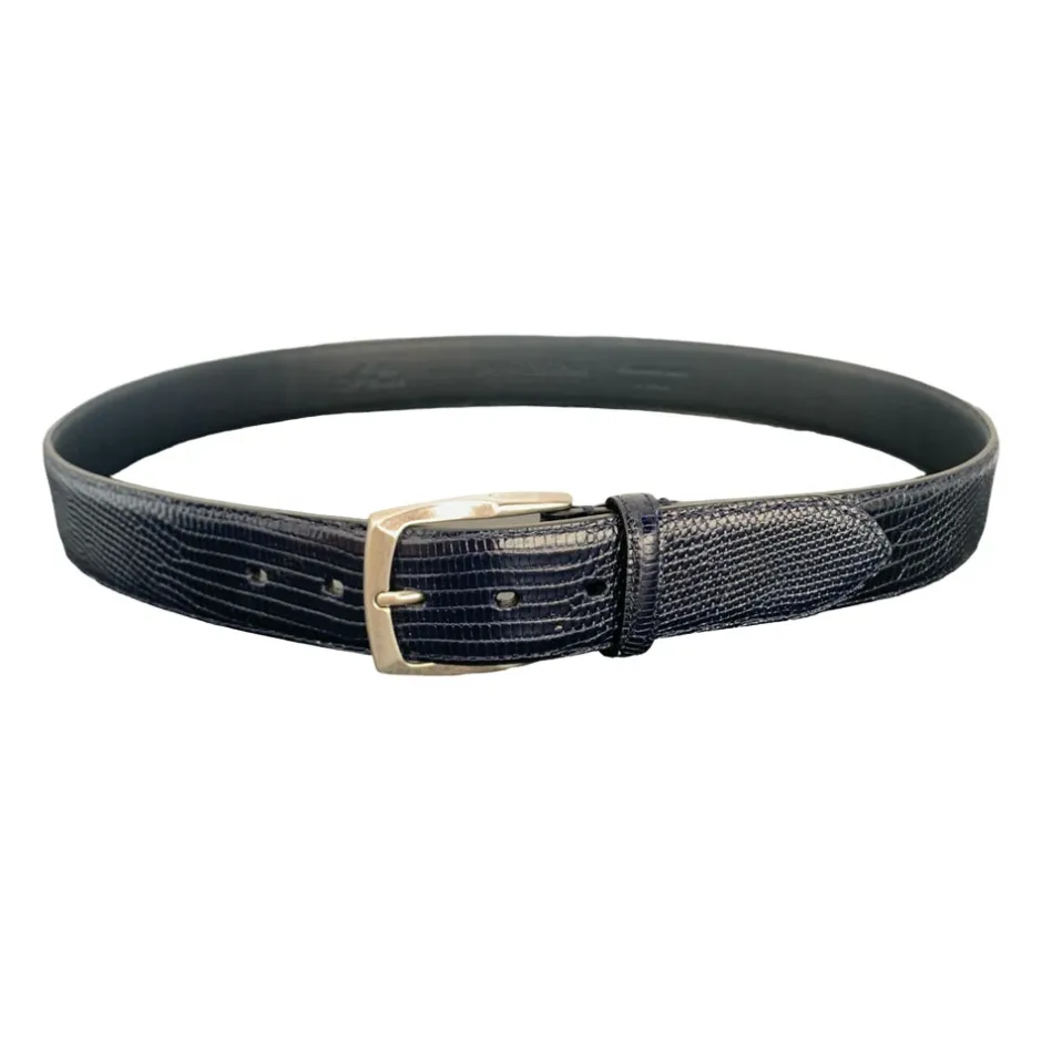 New Håndlavet Bælte 100% Øgle Model 1326413 Bælter