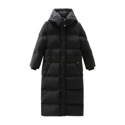 New Hollow Lang Parka med Street Style Detaljer Dame Frakker