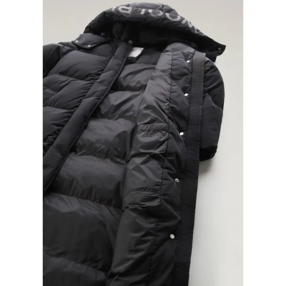 New Hollow Lang Parka med Street Style Detaljer Dame Frakker