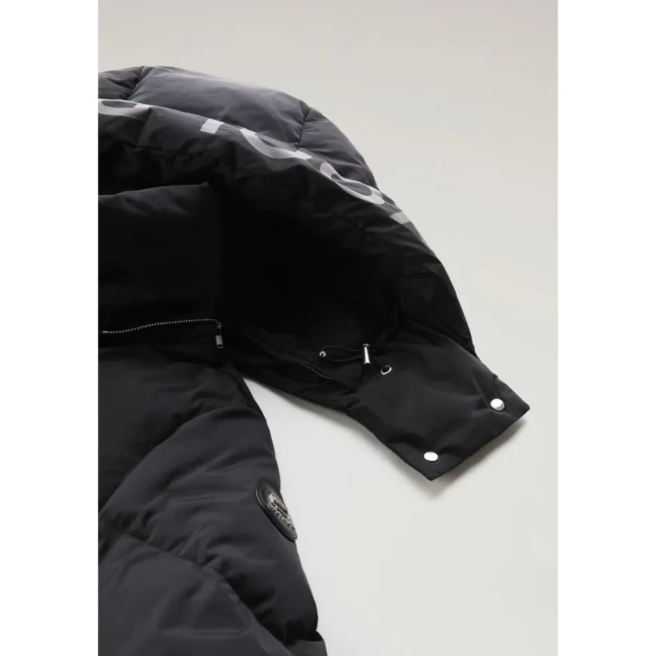 New Hollow Lang Parka med Street Style Detaljer Dame Frakker