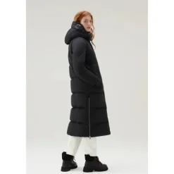 New Hollow Lang Parka med Street Style Detaljer Dame Frakker