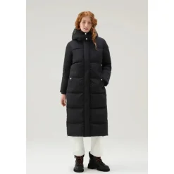 New Hollow Lang Parka med Street Style Detaljer Dame Frakker