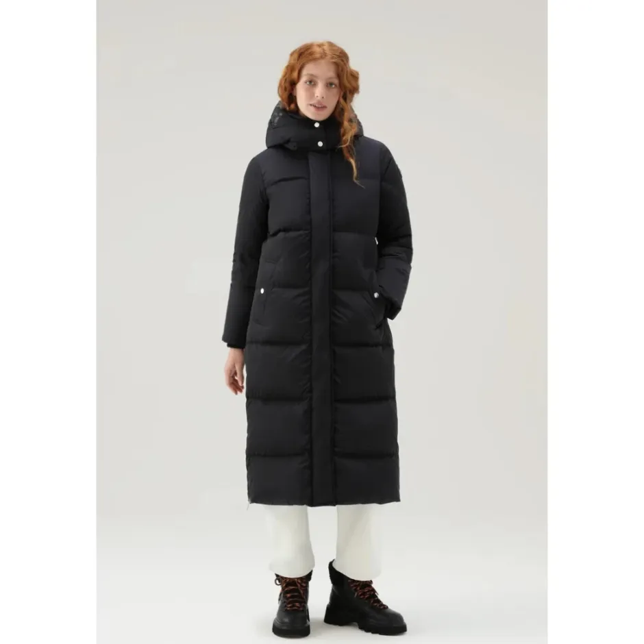 New Hollow Lang Parka med Street Style Detaljer Dame Frakker