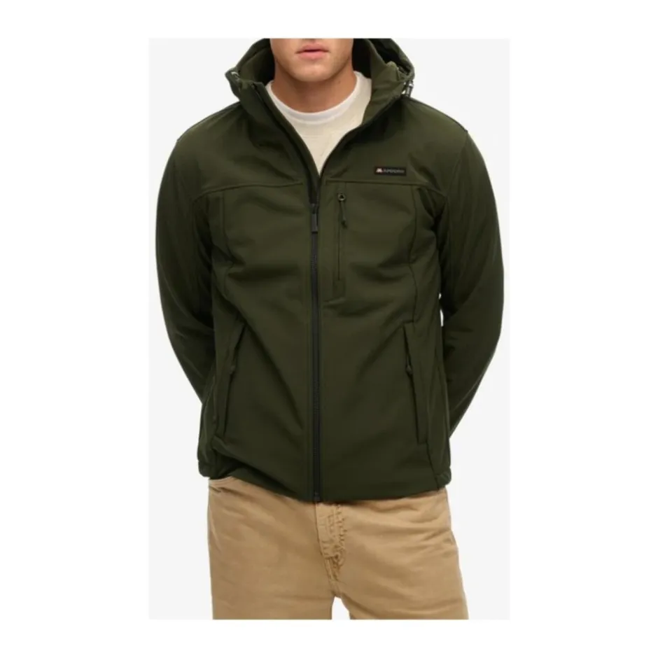 Hooded Zip Blazer med frontlommer Skaljakker