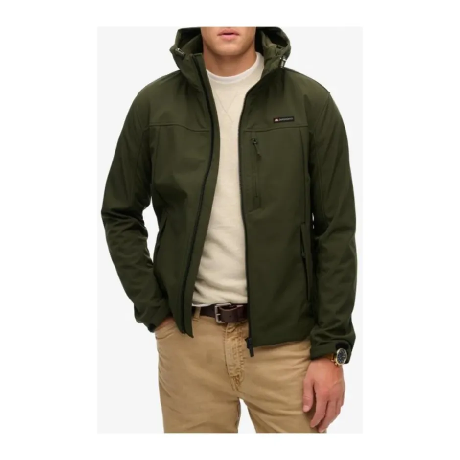 Hooded Zip Blazer med frontlommer Skaljakker