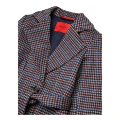 Hot Houndstooth Wool Runaway Coat Børn Jakker
