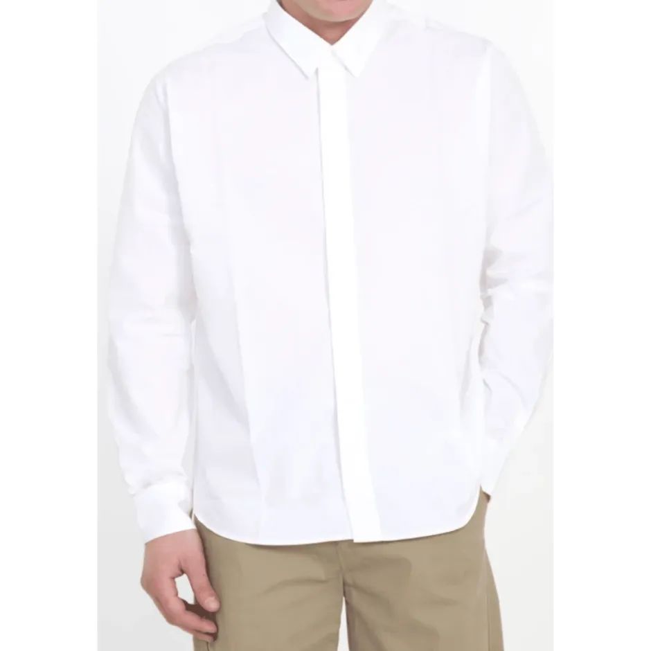 Discount Bomuld Poplin Skjorte - Klassisk Skjorter