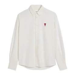 Discount bomulds skjorte med monogram Skjorter