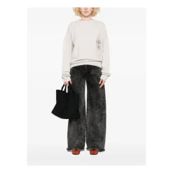 Online Cashmere Sweater med Crew Neck Dame Striktrøjer & Sweatere