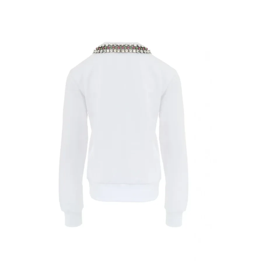 Clearance Juvel Hals Sweater Dame Sweatshirts