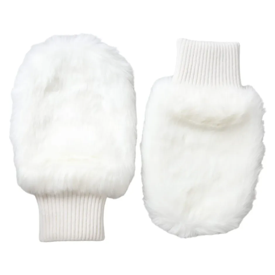 New Strikket Pels Håndled Fingerløse Handsker Dame Handsker