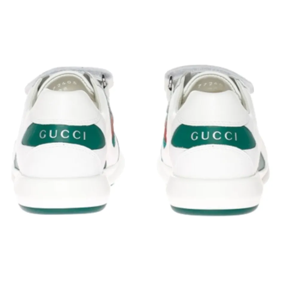 Best e flade sko med grøn web-detalje Børn Sneakers